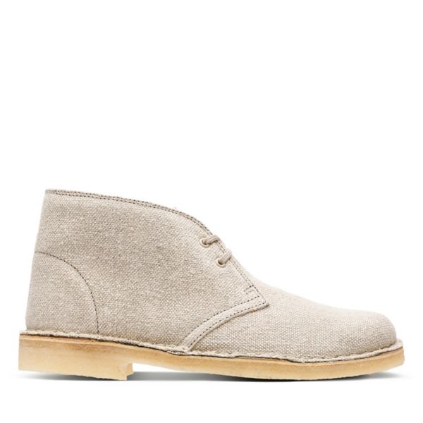 Clarks Womens Desert Boot Ankle Boots Beige | CA-8625197